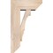 Ekena Millwork Balboa Slat Smooth Bracket w/ Offset Brace, Douglas Fir, 7 1/2"W x 18"D x 30"H BKT0806X18X30BOA06SDF - alternate 3